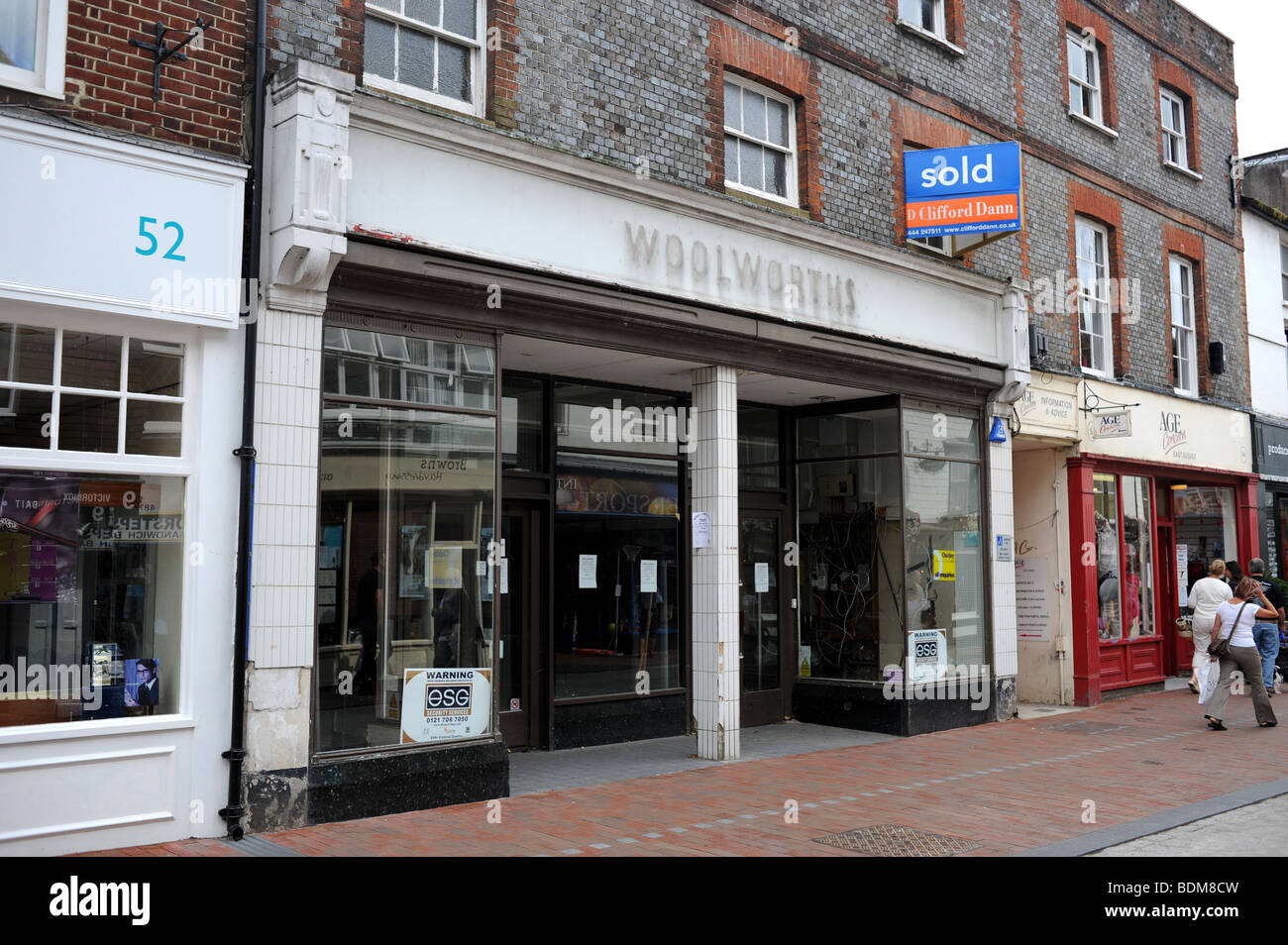 The old Woolworths store in Cliffe High Street Lewes which is now Stock