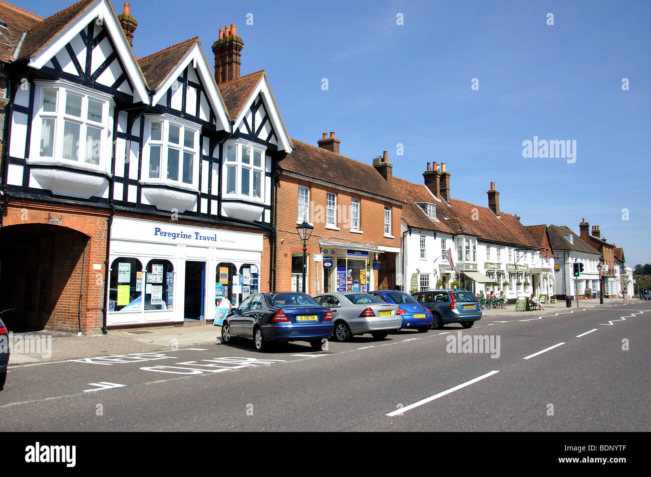 High Street, Odiham, Hampshire, England, United Kingdom Stock Photo