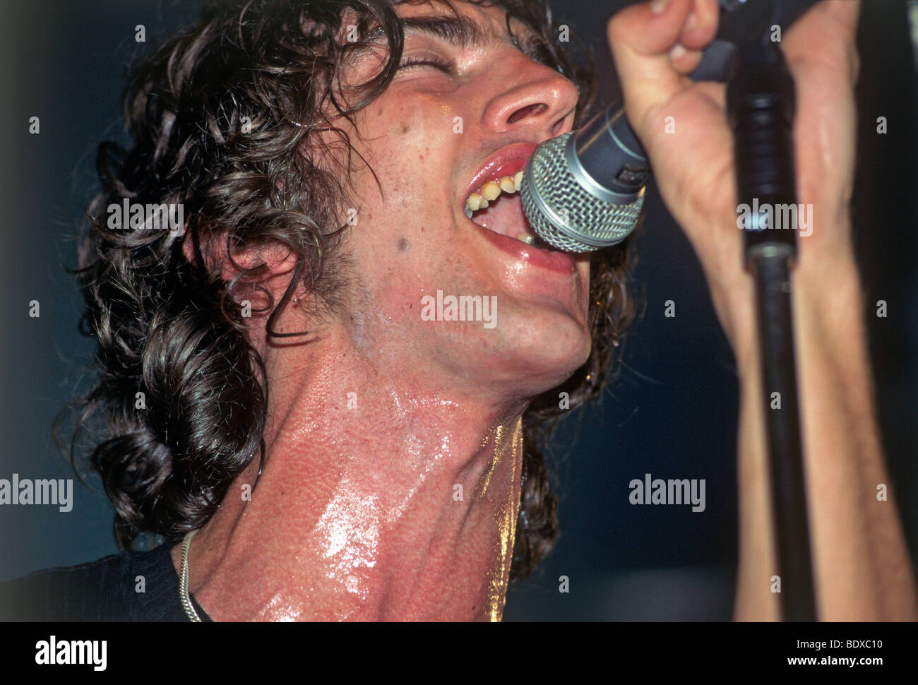 THE VERVE UK rock group with lead singer Richard Ashcroft in 1995