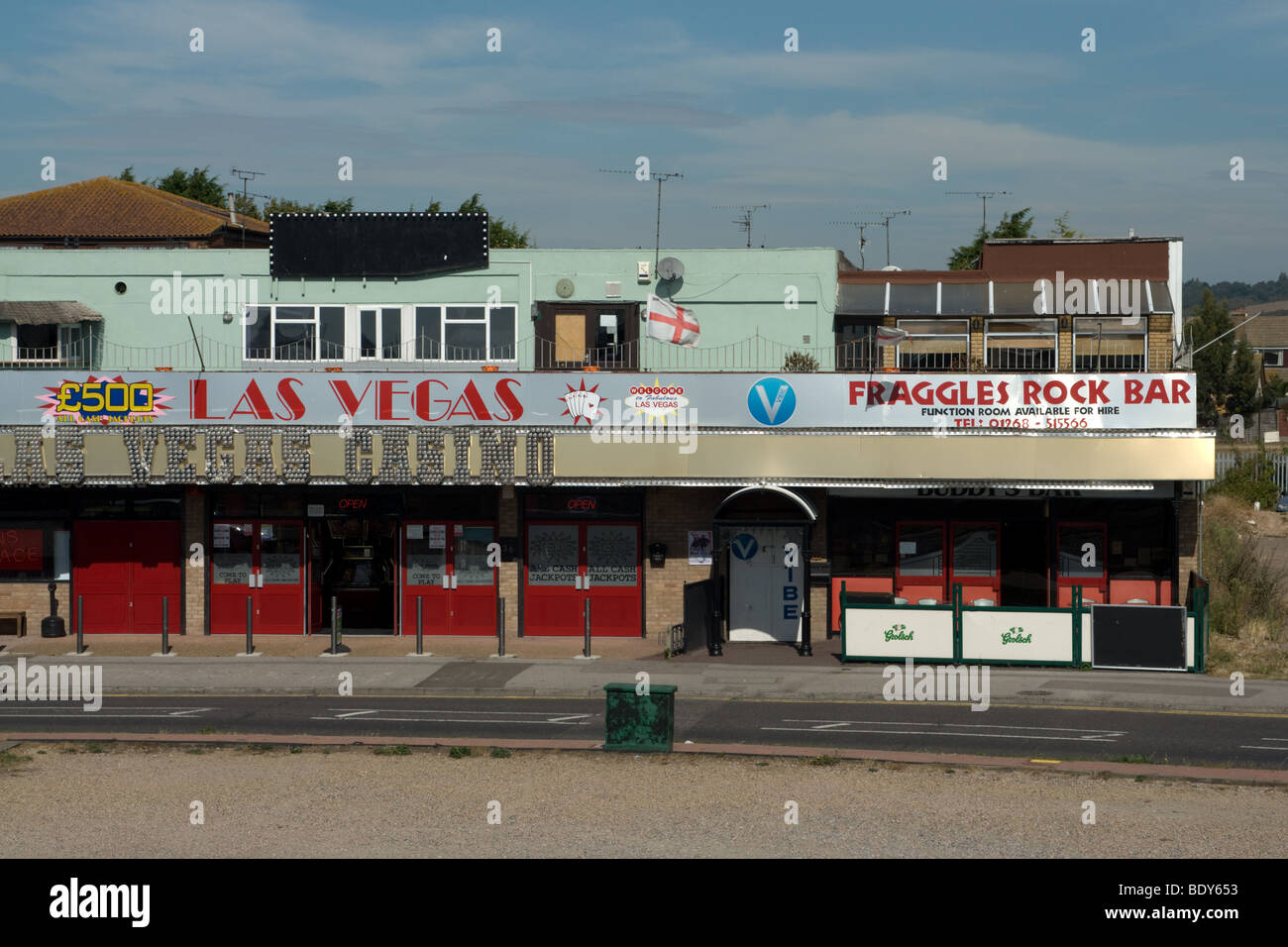 Canvey Island Amusement Arcades Stock Photo, Royalty Free Image