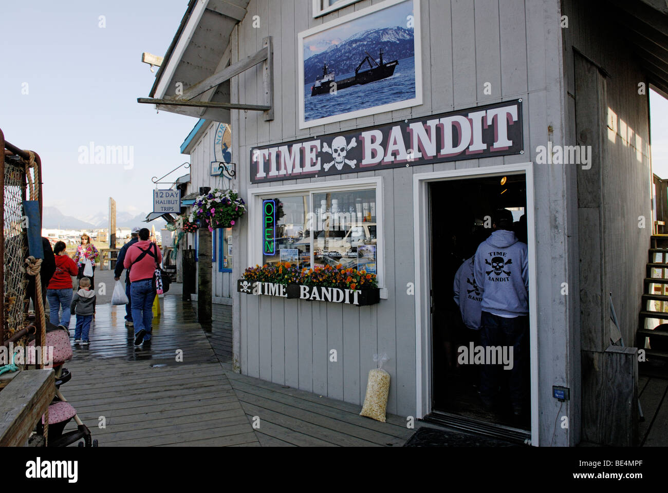 Time bandit memorabilia store, Homer, Alaska. The Time Bandit is the
