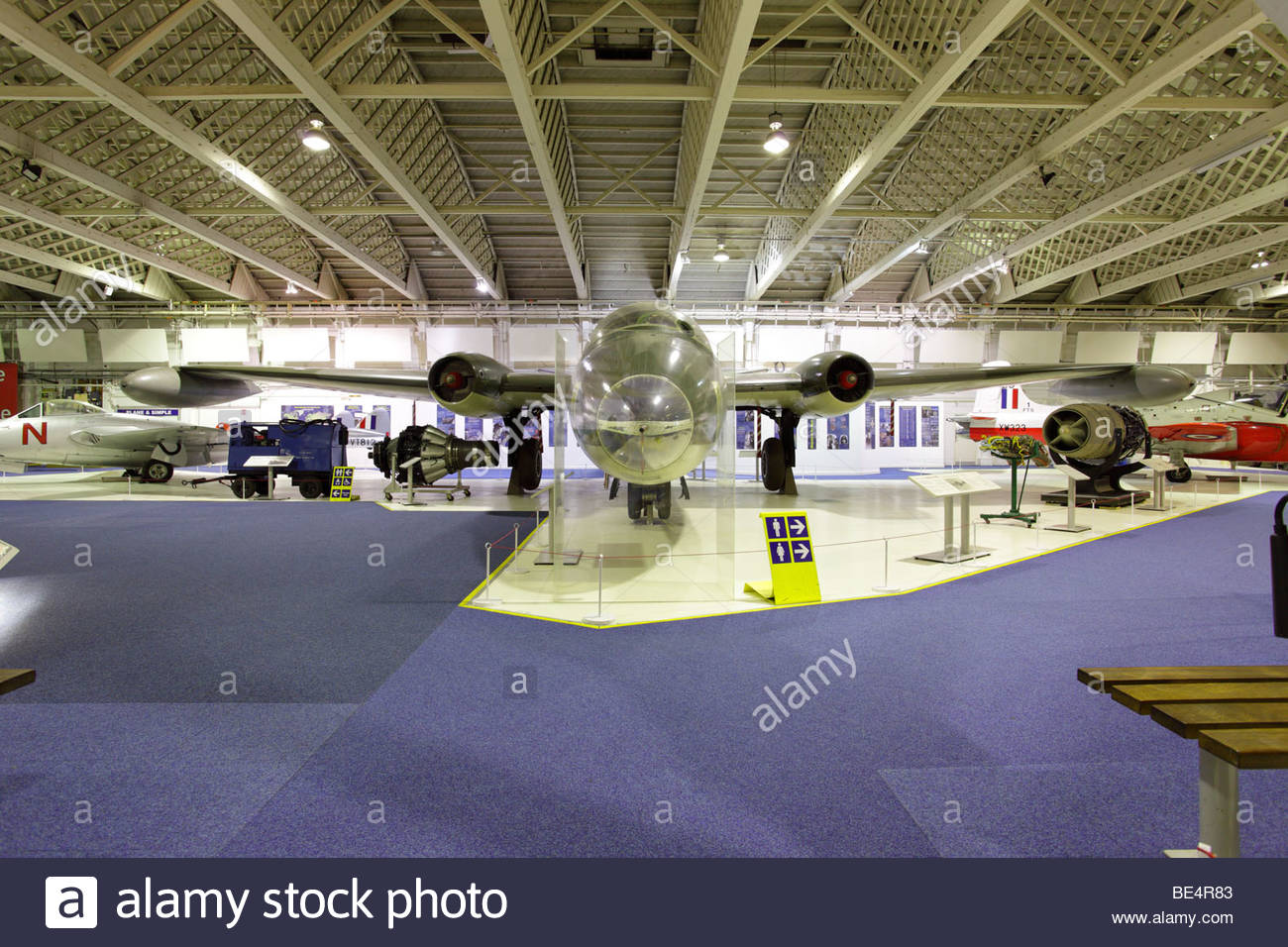 frontal-aspect-of-the-english-electric-canberra-pr3-twin-engined-jet-BE4R83.jpg