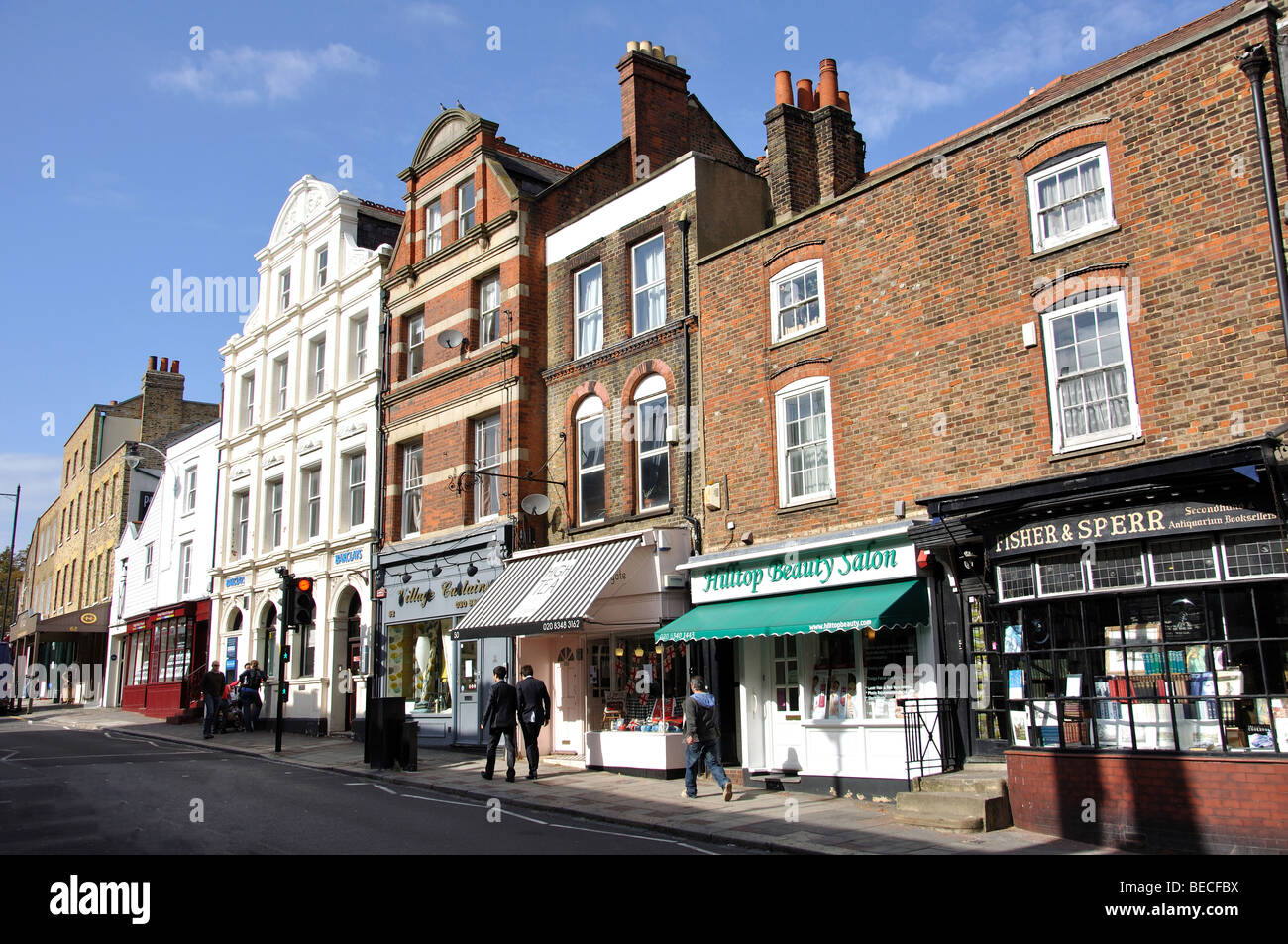 Highgate High Street, Highgate, London Borough of Haringey, Greater