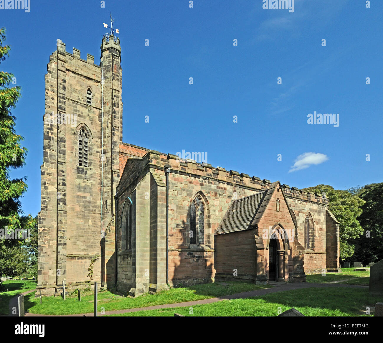 St Chads Church Lichfield Staffordshire England Stock Photo, Royalty