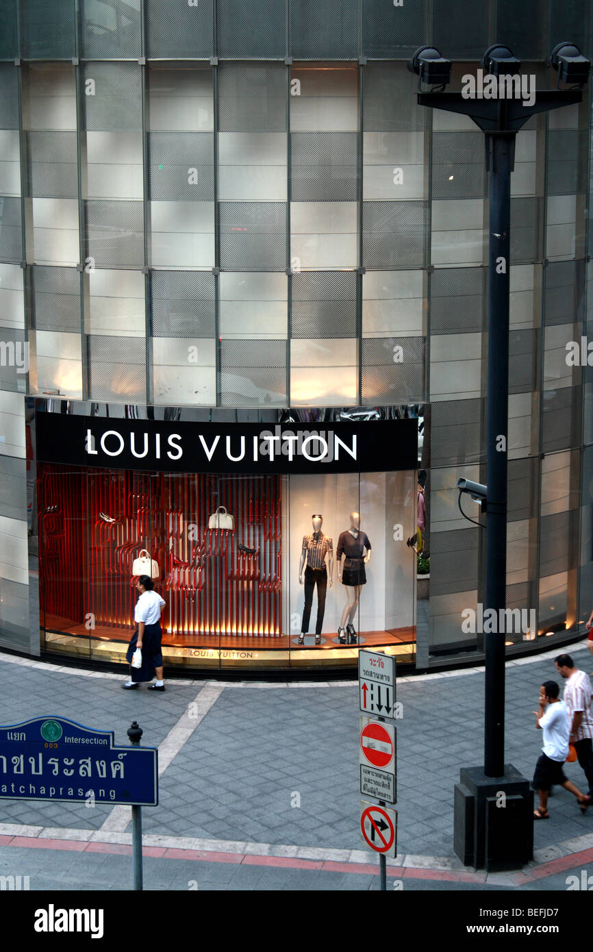 Louis Vuitton shop at Gaysorn plaza , Bangkok , Thailand Stock Photo, Royalty Free Image ...