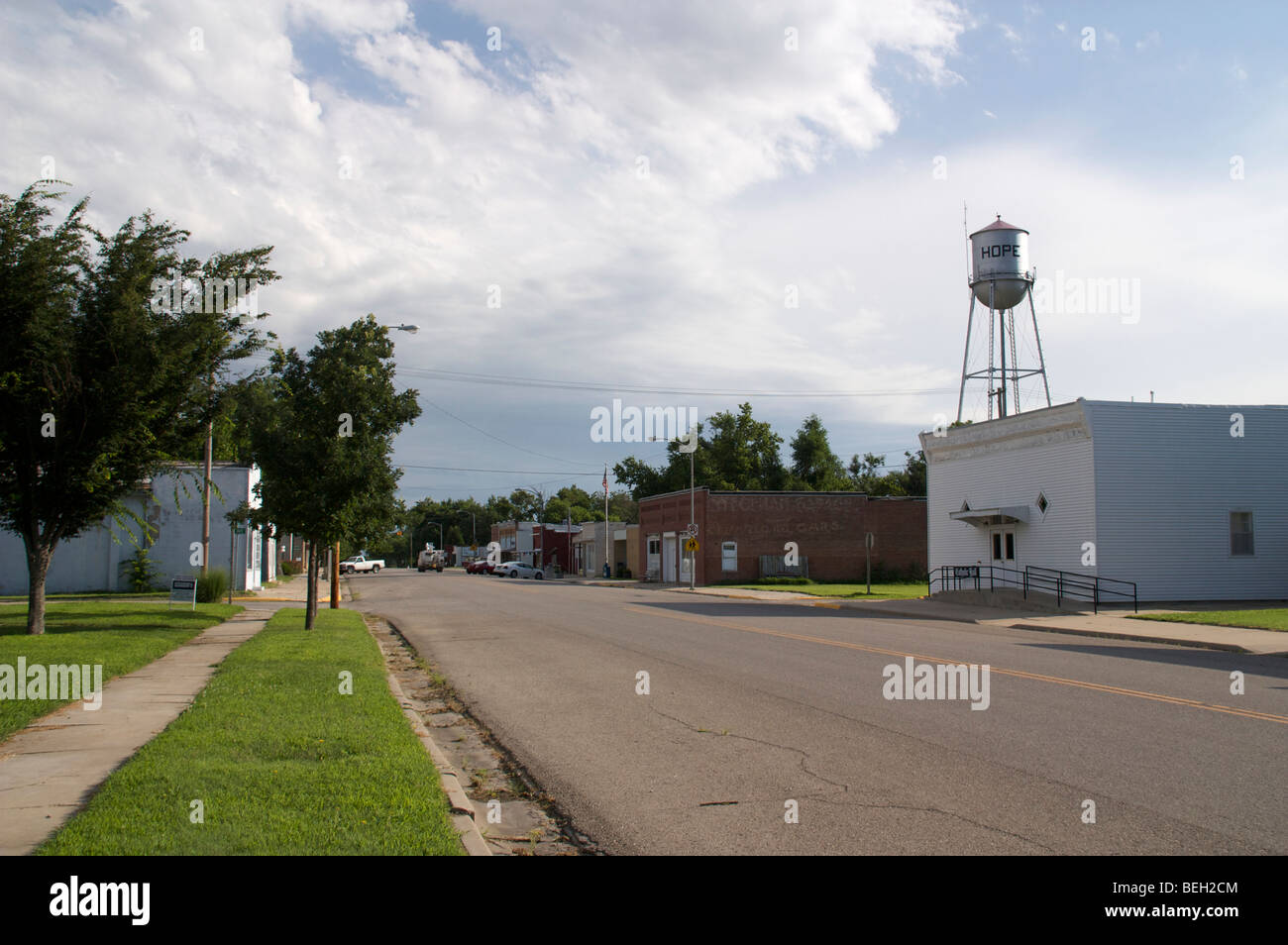 Main Street. Hope, Kansas Stock Photo, Royalty Free Image 26190660 Alamy