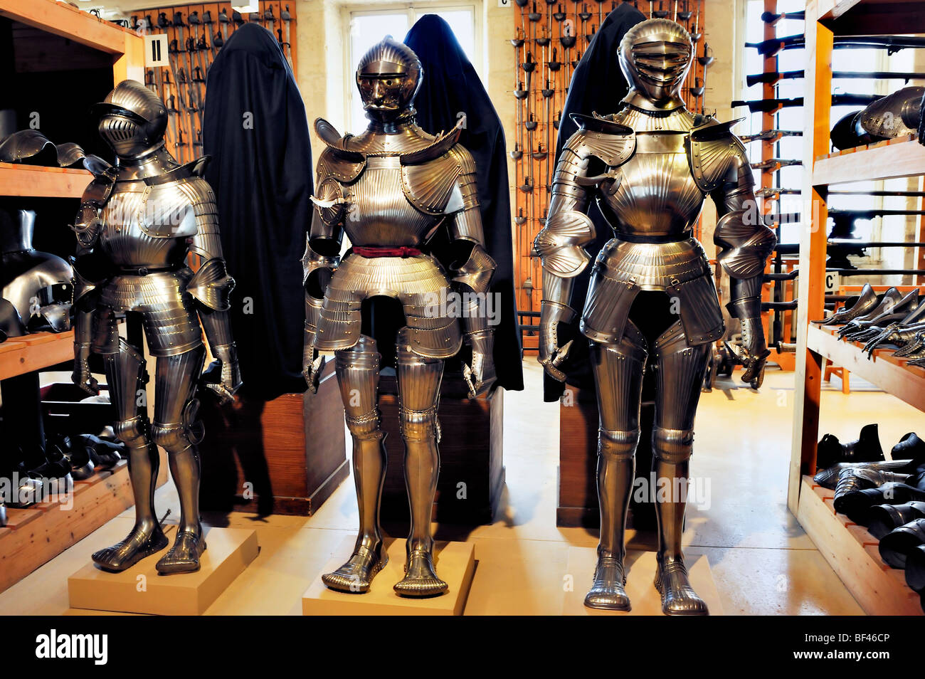 Paris, France Inside, Invalides "Army Museum", Knight Armor, with
