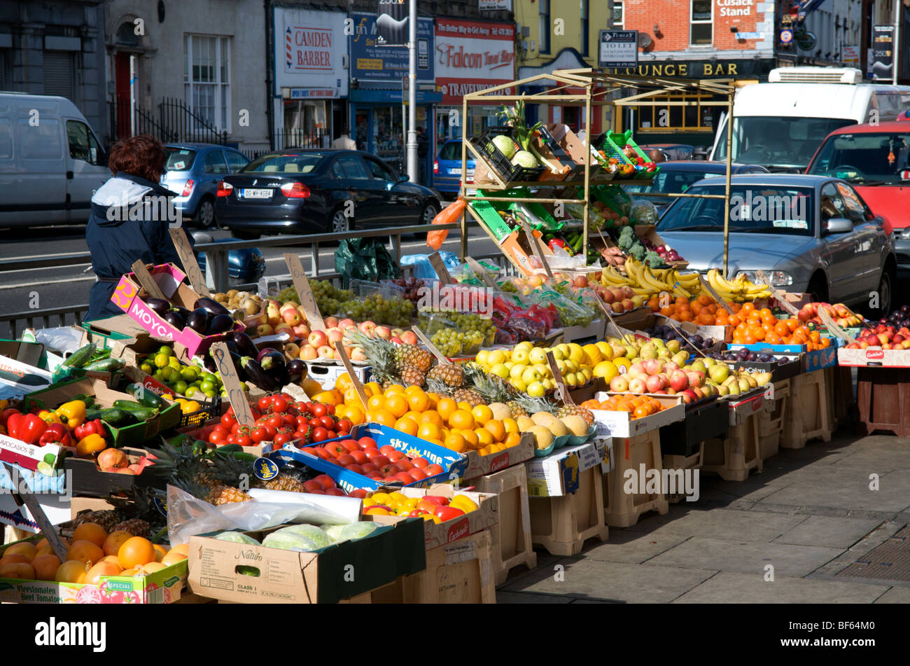Fruit and Veg market stall on Camden Street Dublin Stock Photo, Royalty Free Image 26565616 Alamy