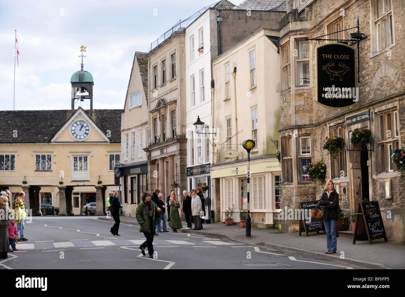 The town of Tetbury Gloucestershire UK Stock Photo 26574301 Alamy