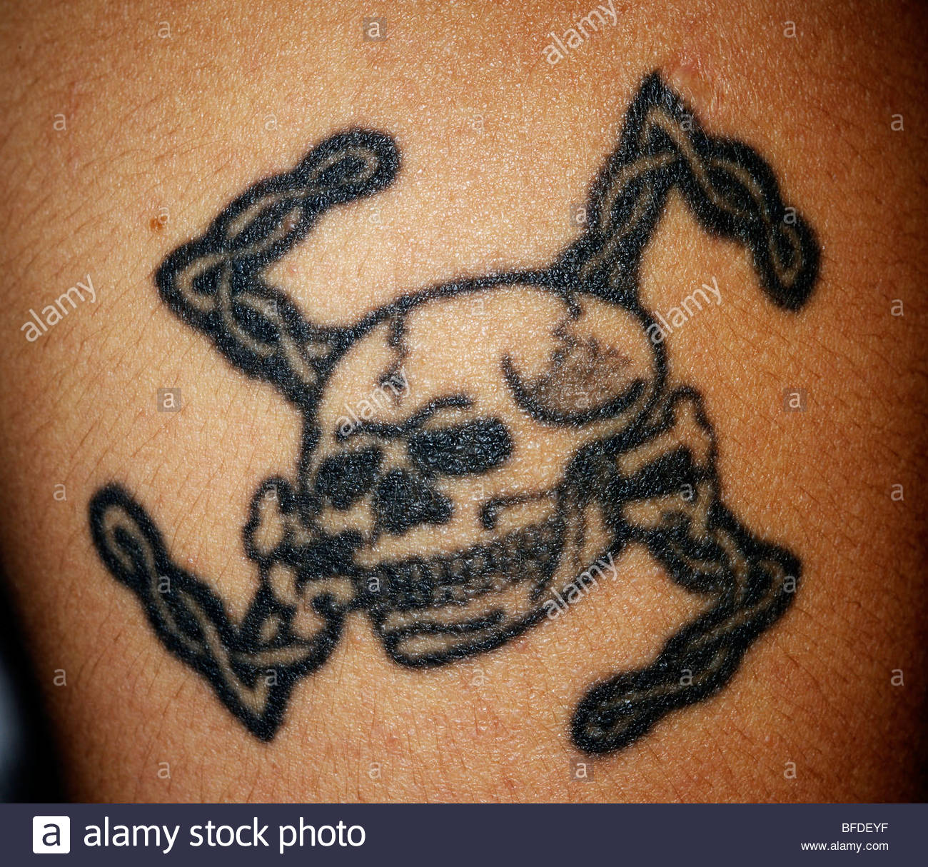 a serbian former skinhead neo shows a swastika and a serbian former skinhead neo shows a swastika and
