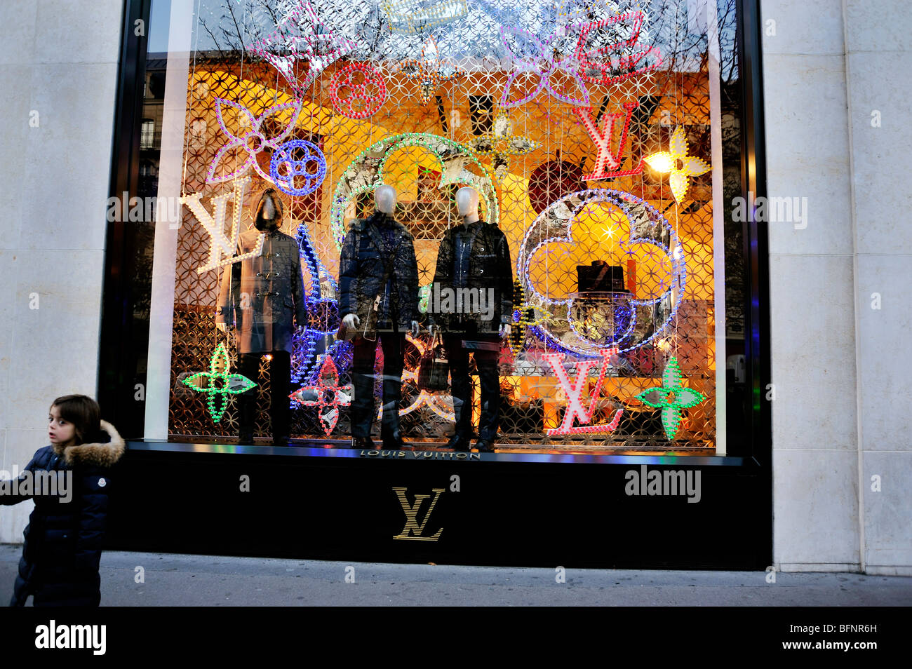 Paris, France, French Luxury Fashion, LVMH, Louis Vuitton, Shop Front Stock Photo, Royalty Free ...