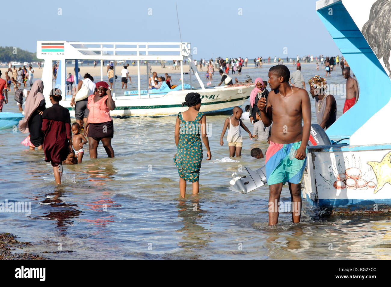 Mtwapa Beach, Mombasa, Kenya Stock Photo 27094604 Alamy