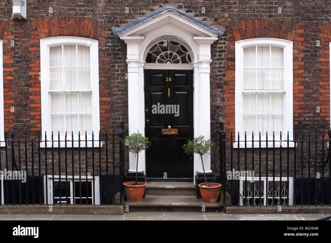 Front door of a house in London. Showing various eras of Stock ... Front door of a house in London. Showing various eras of Stock ...