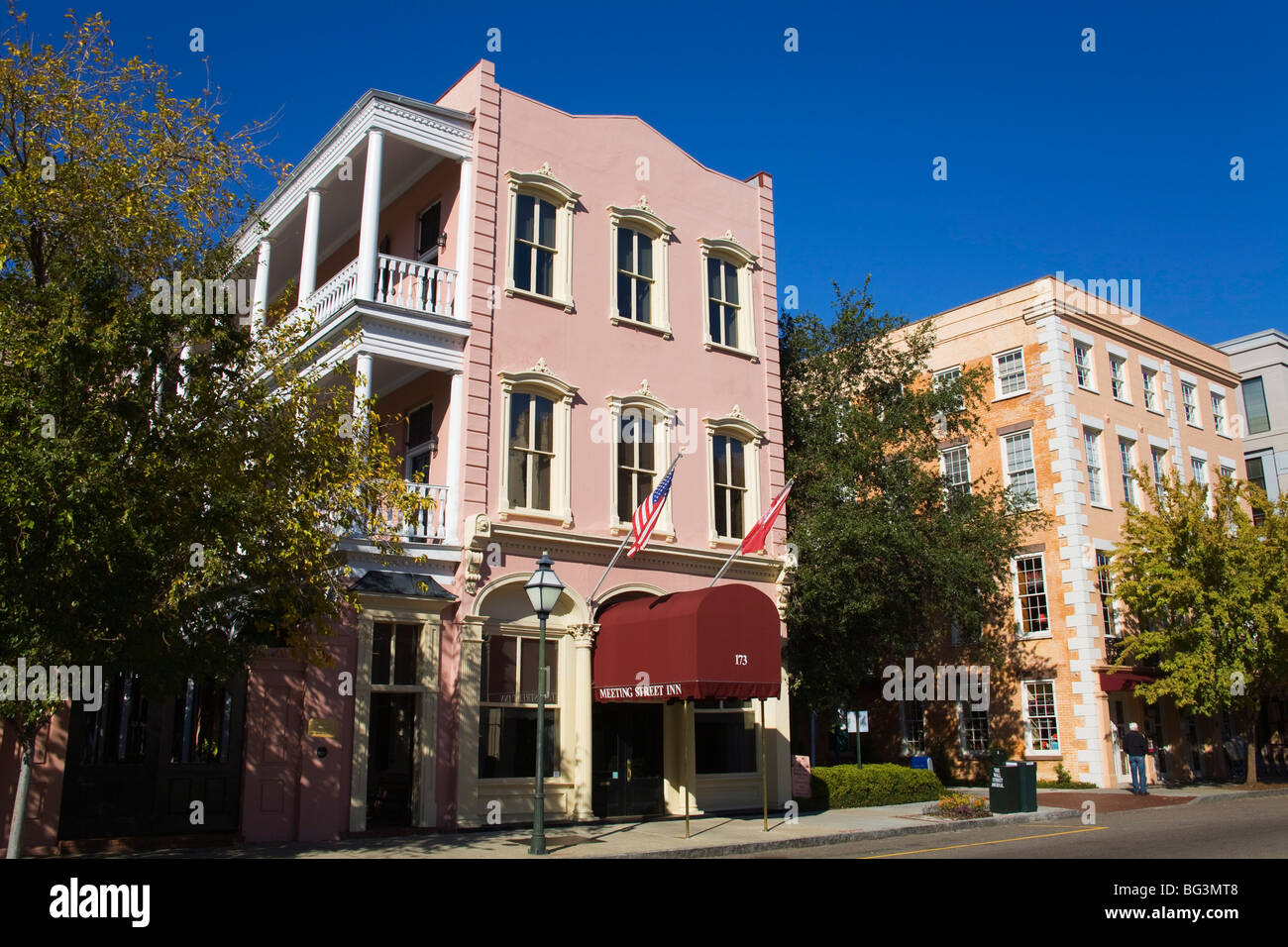 Meeting Street Inn, Charleston, South Carolina, United States of Stock Photo, Royalty Free Image