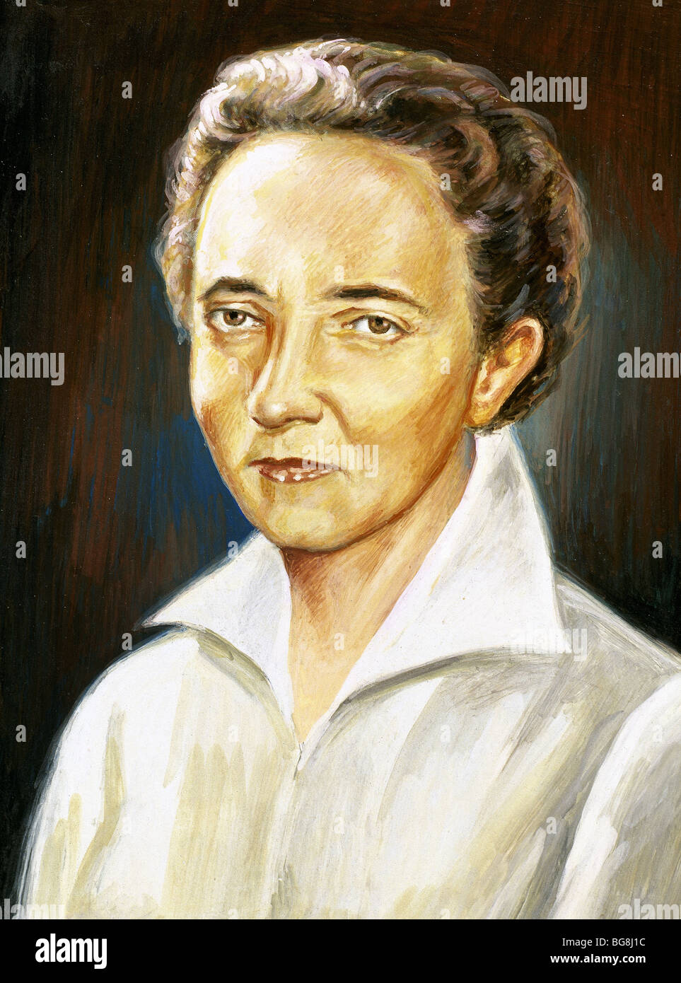 Curie, Irene (Paris, 1897-1956). French physicist. Stock Photo - curie-irene-paris-1897-1956-french-physicist-BG8J1C