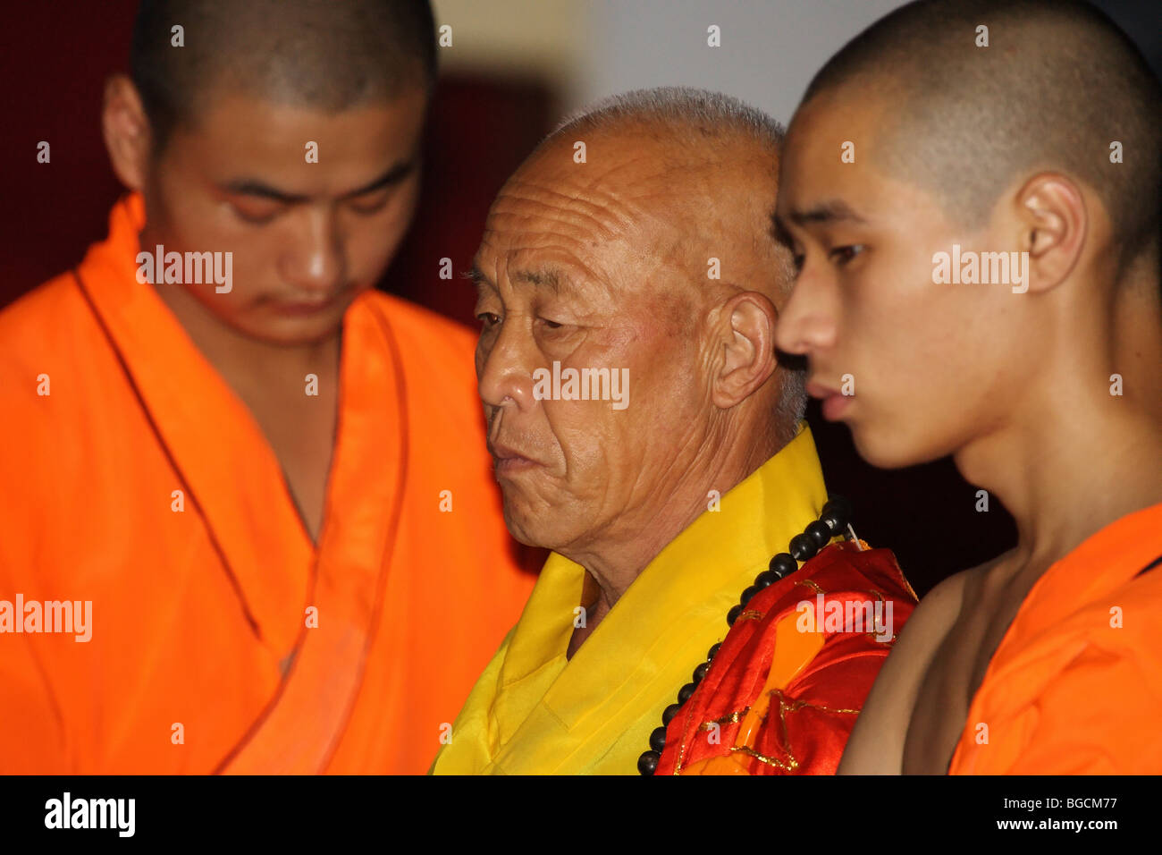 China - Shaolin monks Stock Photo - china-shaolin-monks-BGCM77