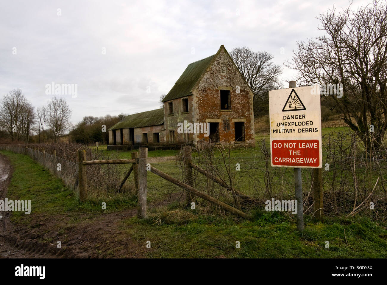 Imber Salisbury Plain Wiltshire England UK Stock Photo, Royalty Free