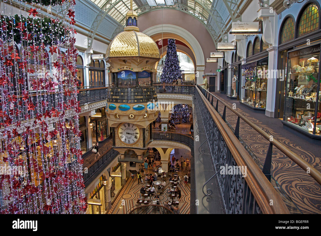 queen victoria building shopping centre at christmas queen victoria building shopping centre at christmas