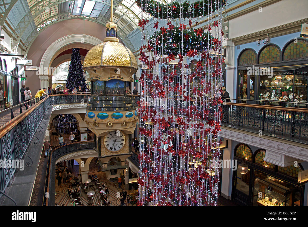 queen victoria building shopping centre at christmas queen victoria building shopping centre at christmas