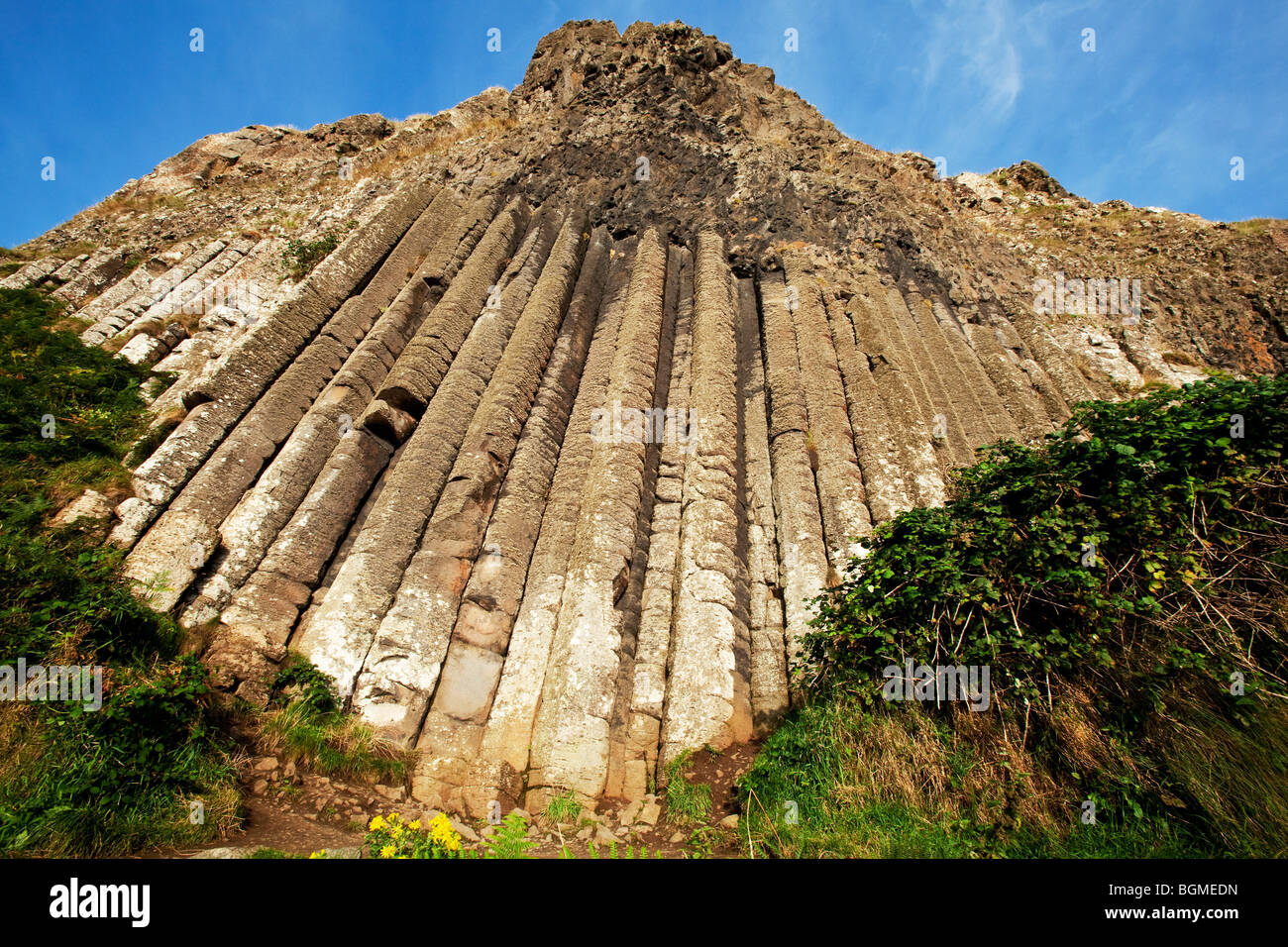 The Organ at the Giant's Causeway Antrim Northern Ireland a natural