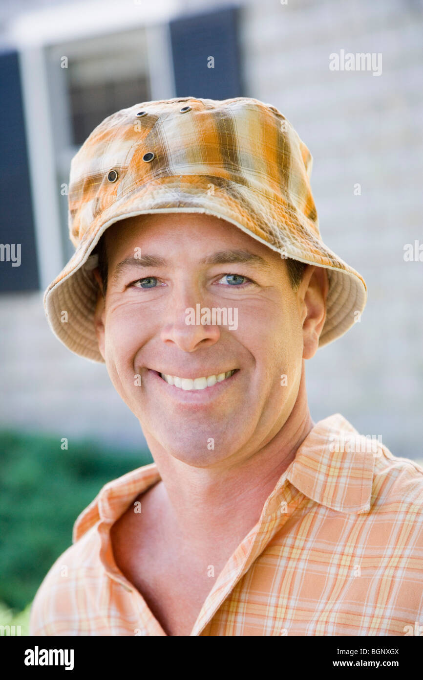 Portrait Of A Mature Man Smiling Stock Photo Alamy