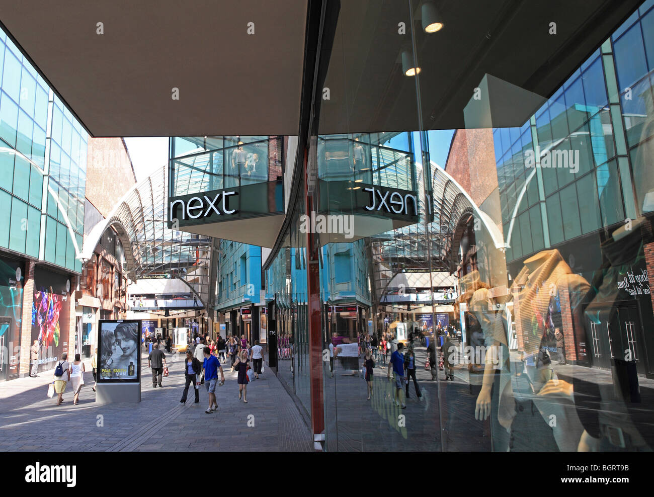 Bristol, Cabot Circus Shopping Centre Stock Photo, Royalty Free Image