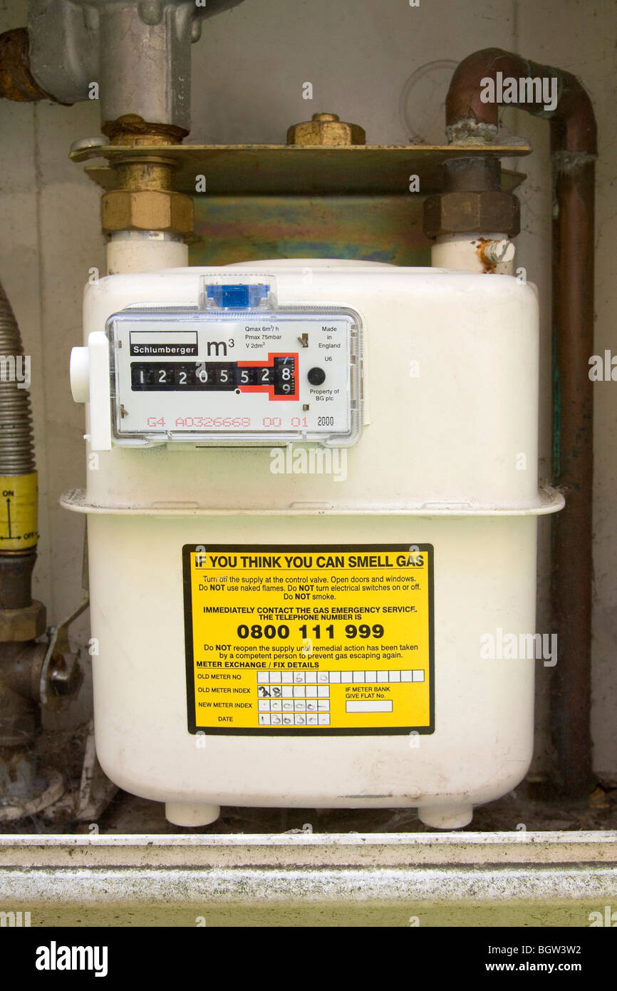 Gas Meter In The UK Stock Photo Royalty Free Image 27596718 Alamy