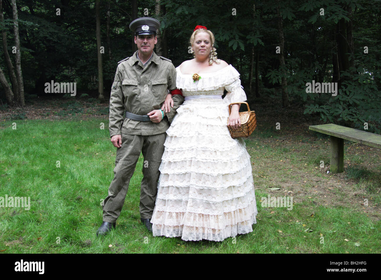 Man dressed southern belle