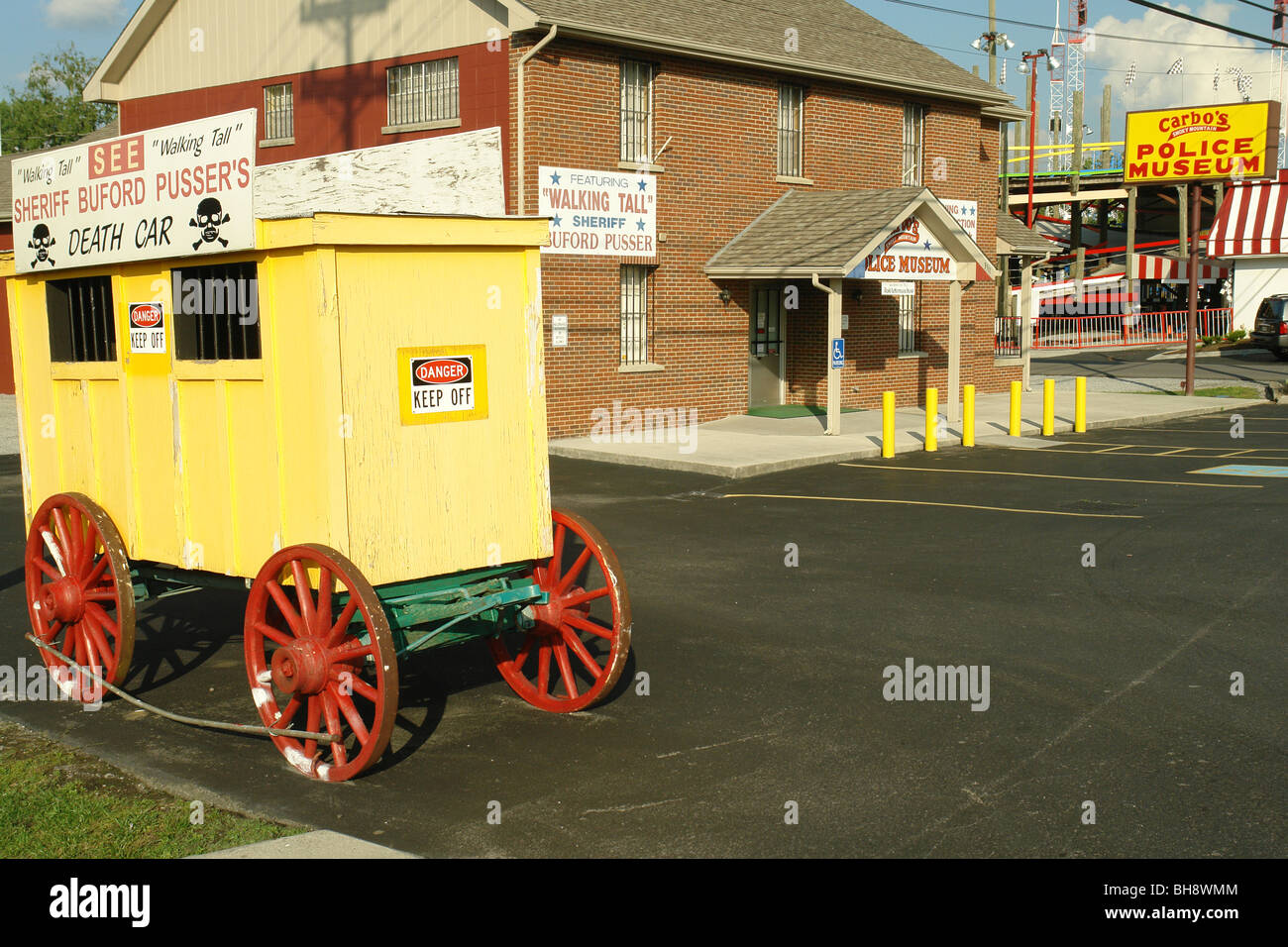 AJD63874, Pigeon TN, Tennessee, Carbo's Police Museum, Sheriff Stock Photo, Royalty Free