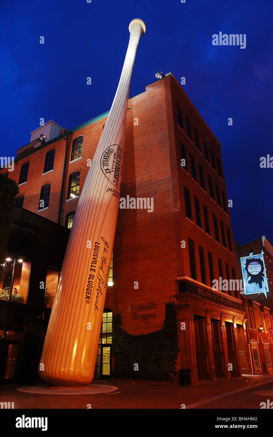 Big Bat, Louisville Slugger factory, Louisville, KY Stock Photo