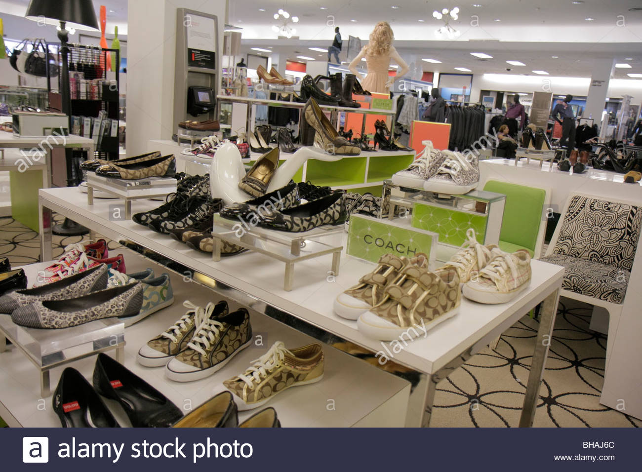 Florida Miami Beach Lincoln Road Mall Macy's Department Store Stock ...