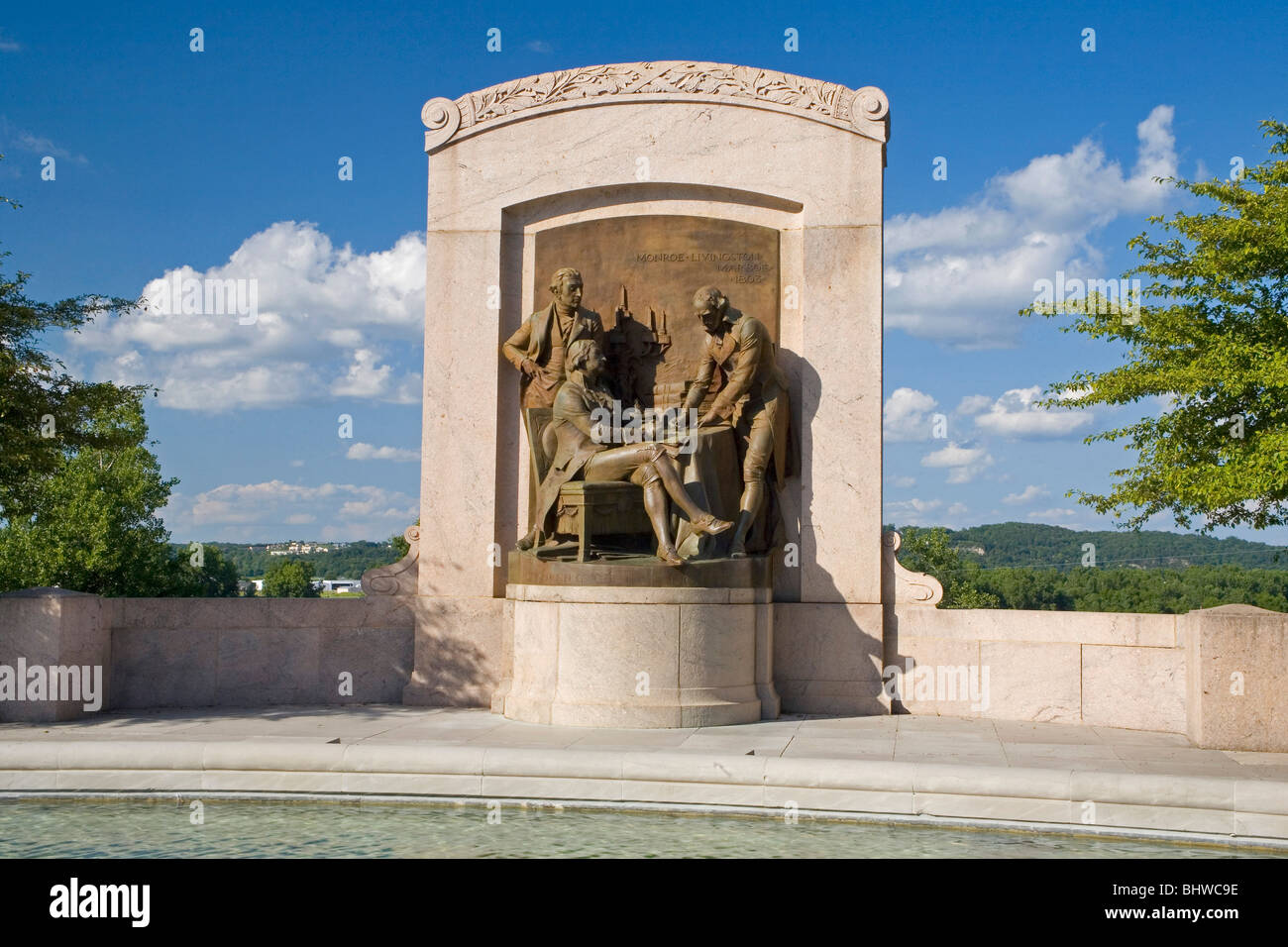 Missouri State Capitol Louisiana Purchase Statue in Jefferson City
