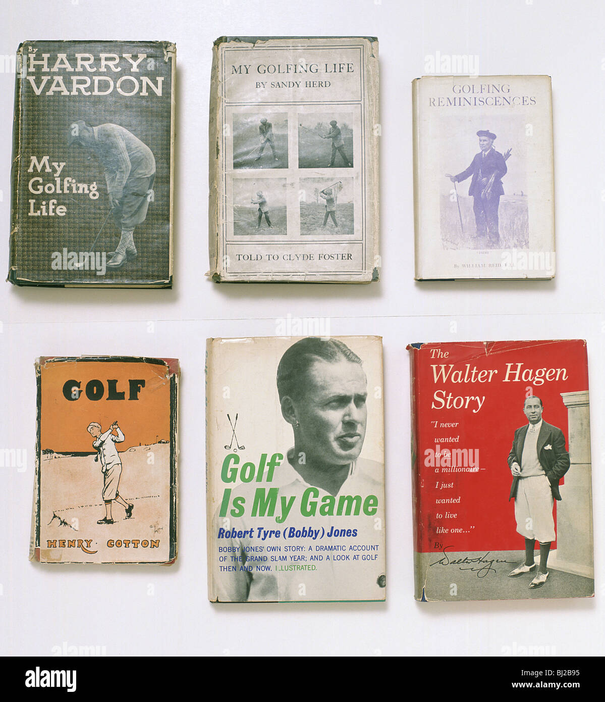 Golfing Books C1910 C1930 Stock Photo Royalty Free Image within The Most Awesome  golfing books regarding Your property