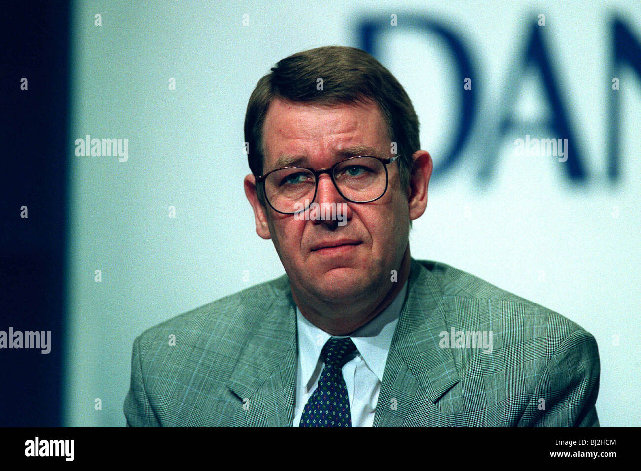 POUL NYRUP RASMUSSEN PRIME MINISTER OF DENMARK 01 July 1993 Stock Photo