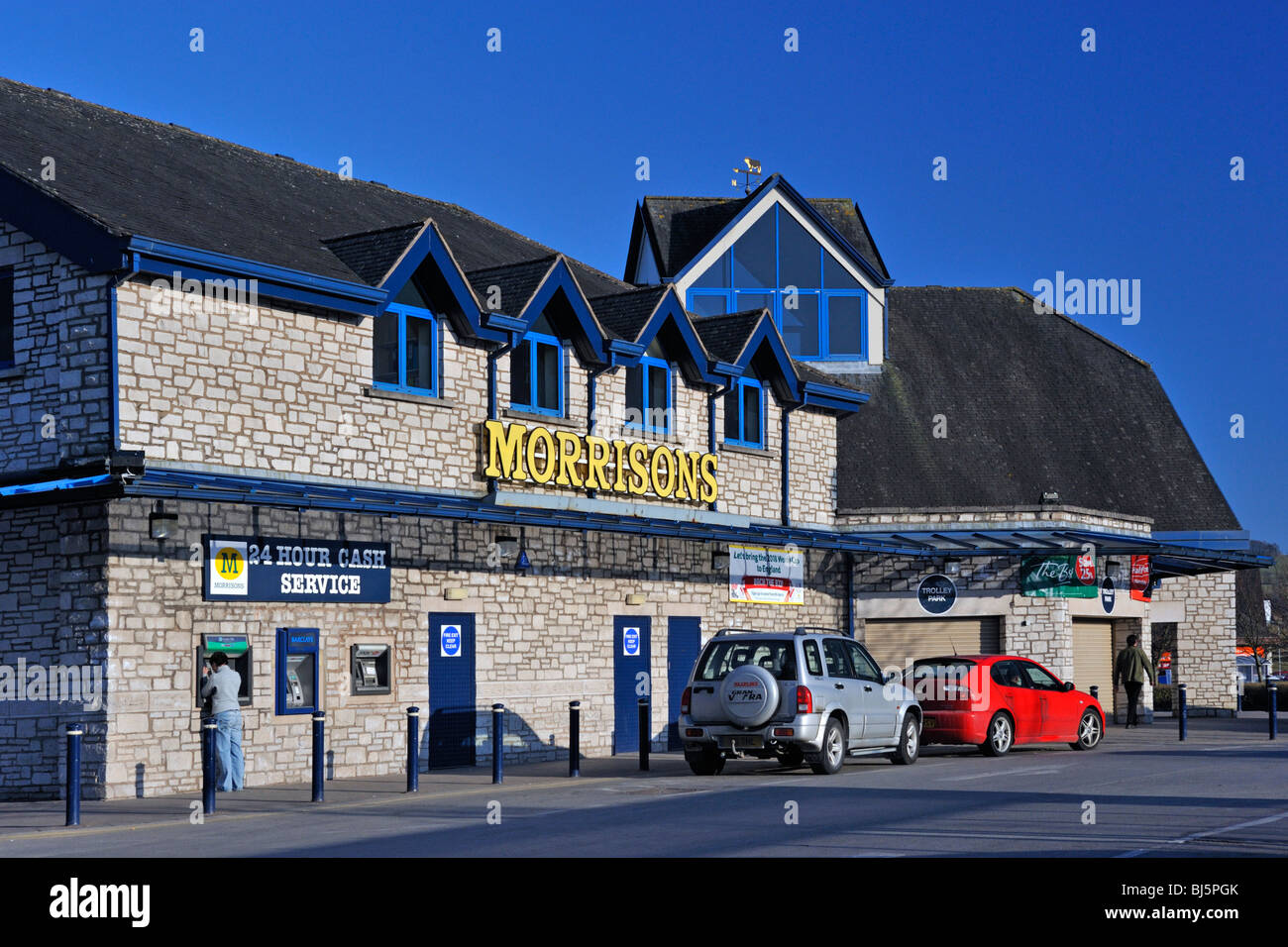 MORRISONS supermarket. The Old Showground, Kendal, Cumbria, England