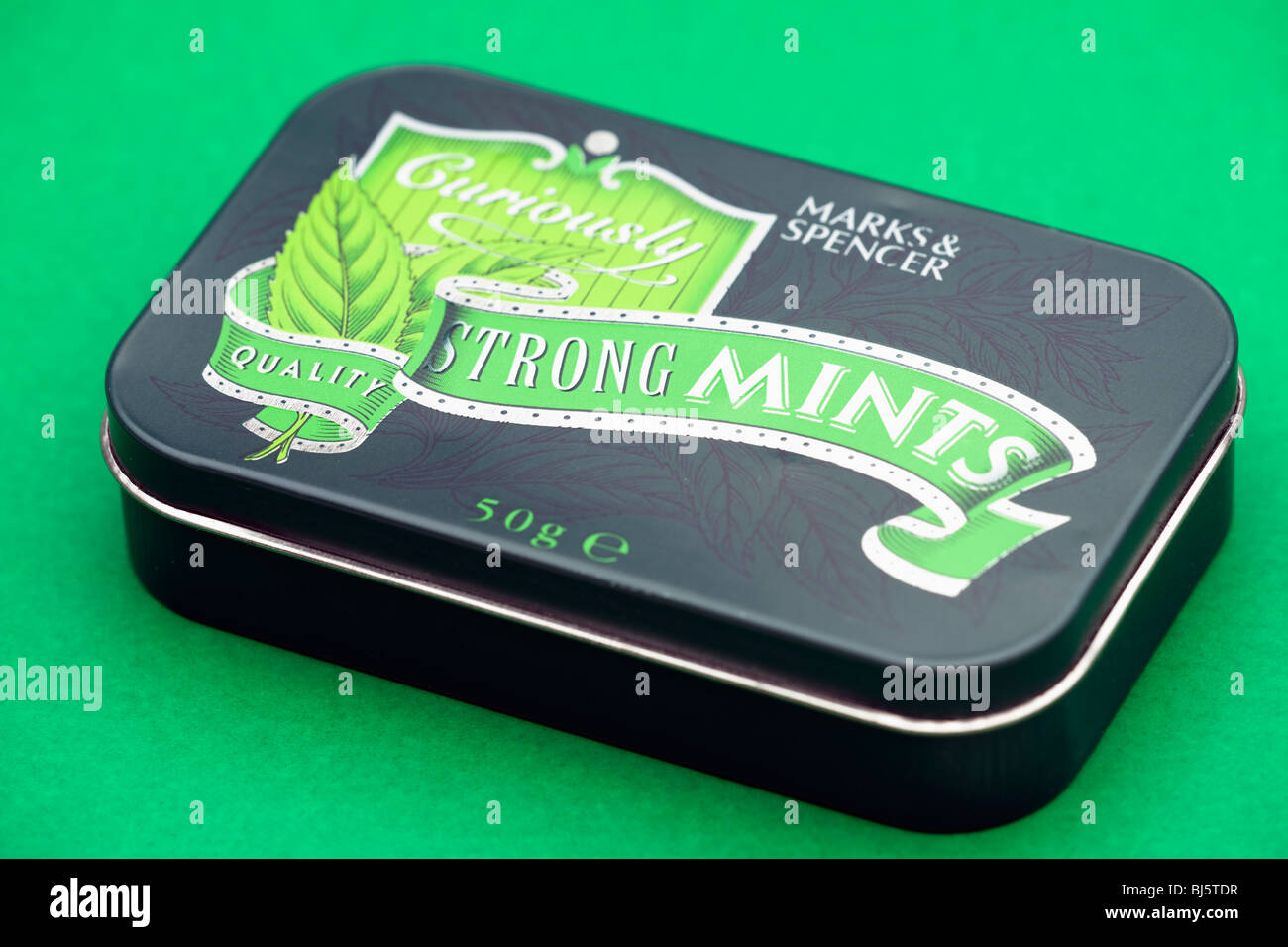 50 gram Tin of Strong mints Stock Photo, Royalty Free Image 28403139