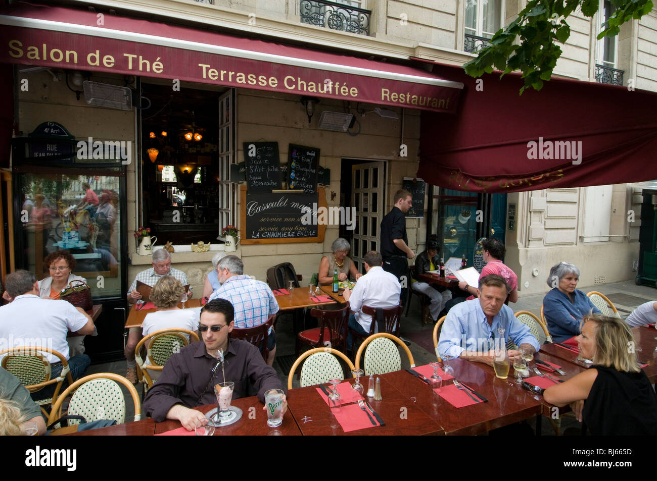 Brasserie, Ile SaintLouis, Paris, France Stock Photo, Royalty Free