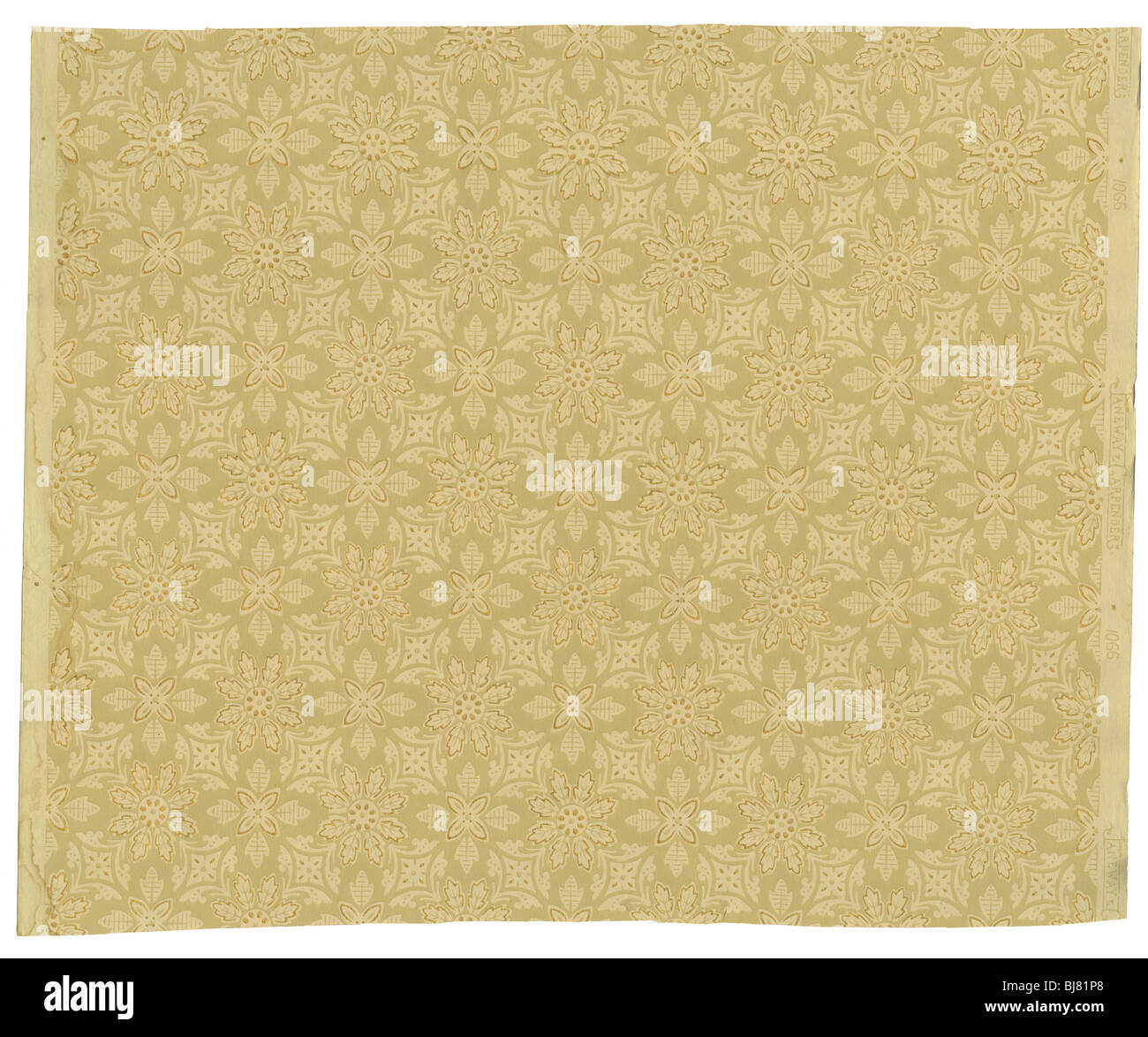 Circa 1880s Victorian wallpaper by Janeway & Carpender Stock Photo