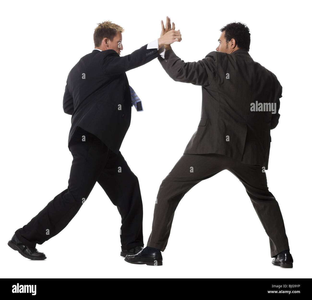 two businessmen fighting Stock Photo, Royalty Free Image 28633242 Alamy