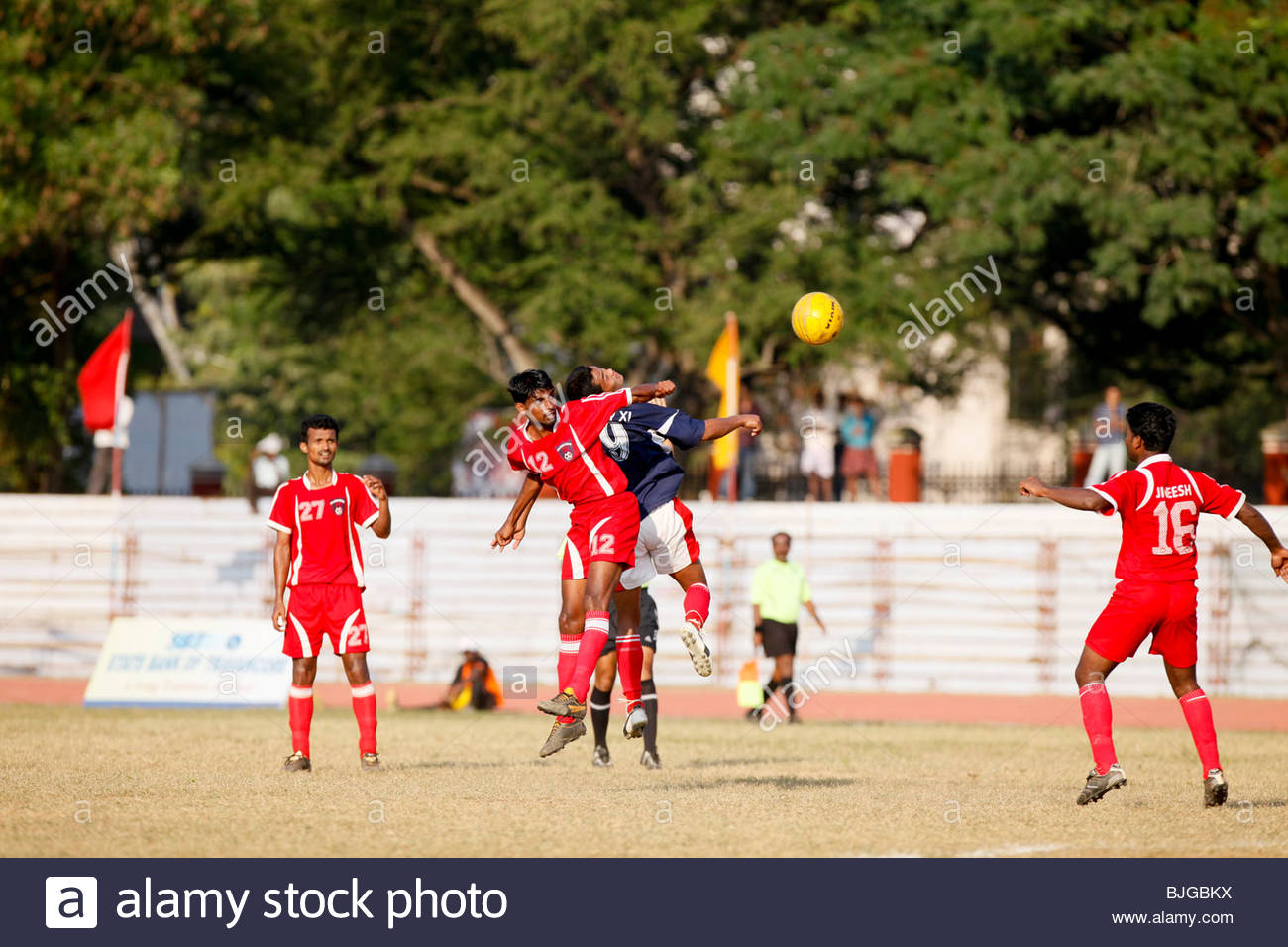 FOOTBALL MATCH IN TRIVANDRUM, KERALA Stock Photo, Royalty Free Image 28634590 Alamy