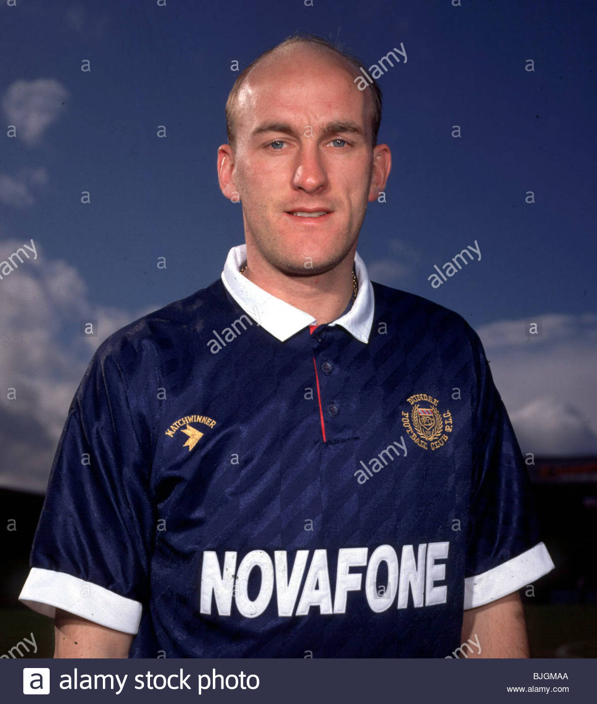 SEASON 19901991 DUNDEE Jim Duffy Stock Photo, Royalty Free Image