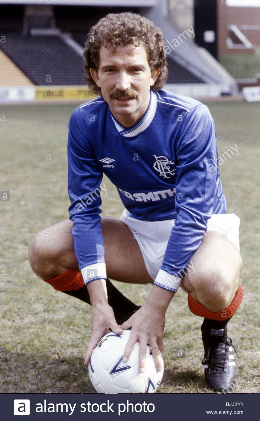 1986/1987 Rangers player/manager Graeme Souness Stock Photo 28672421