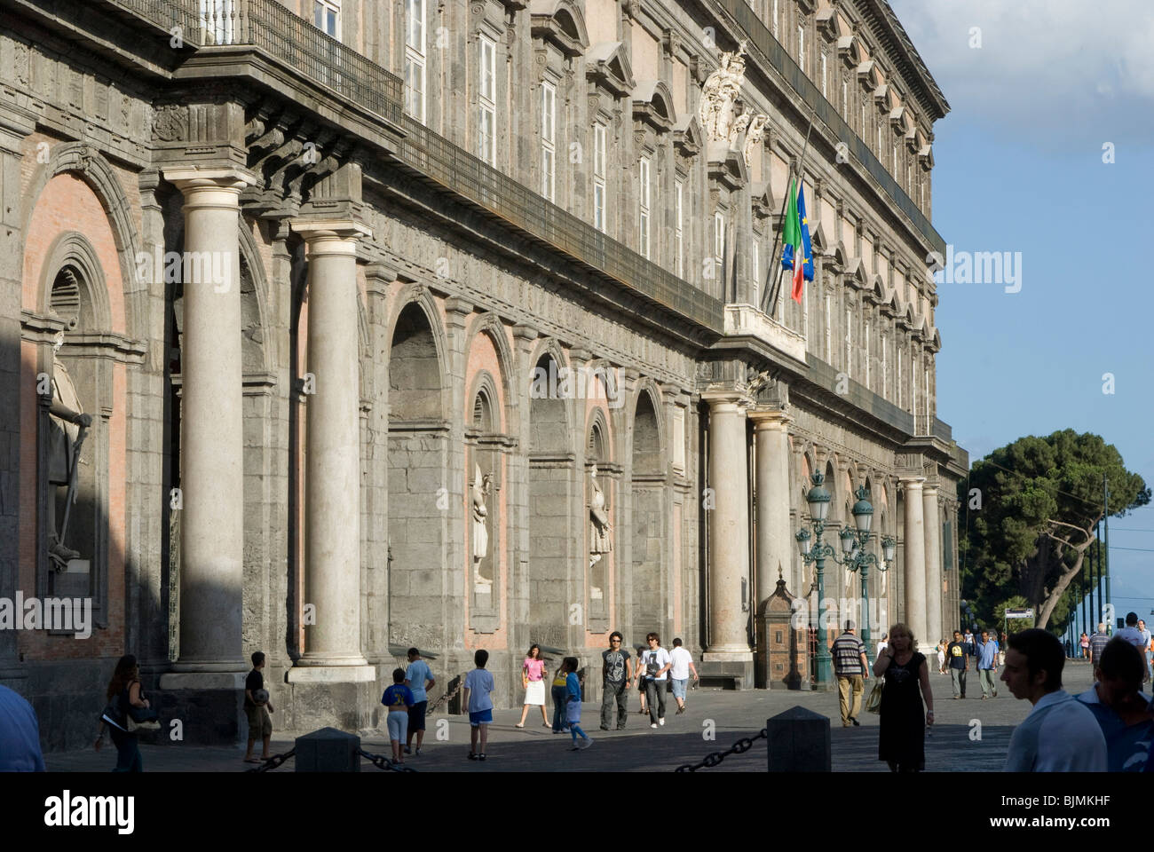 Italien Kampanien Neapel Piazza Del Plebiscito Palazzo Reale