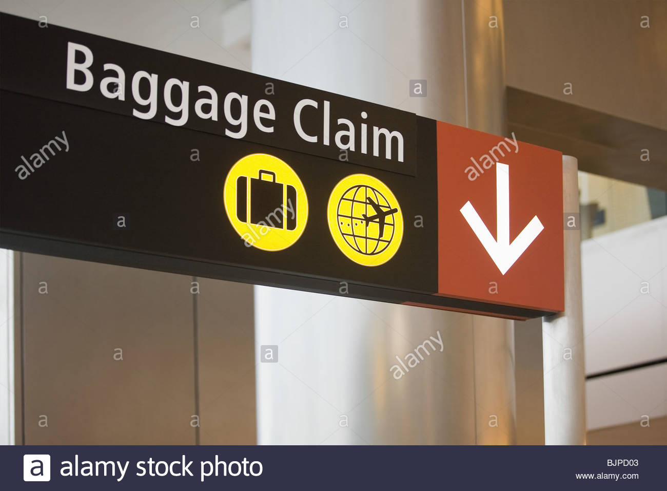 A baggage claim sign Stock Photo, Royalty Free Image 28767315 Alamy