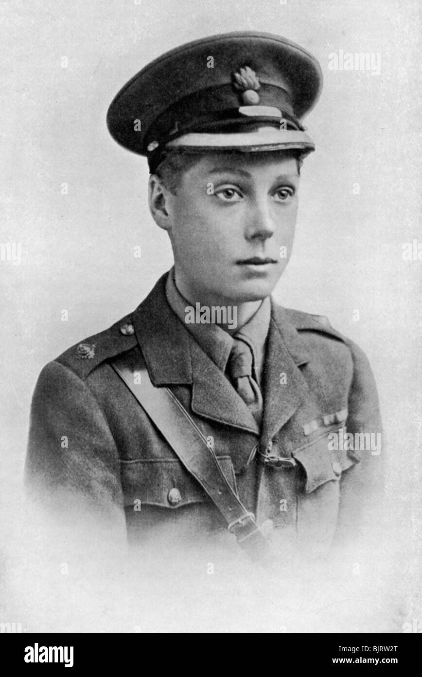 Edward, Prince of Wales, First World War, 19141918, (c1920 Stock Photo