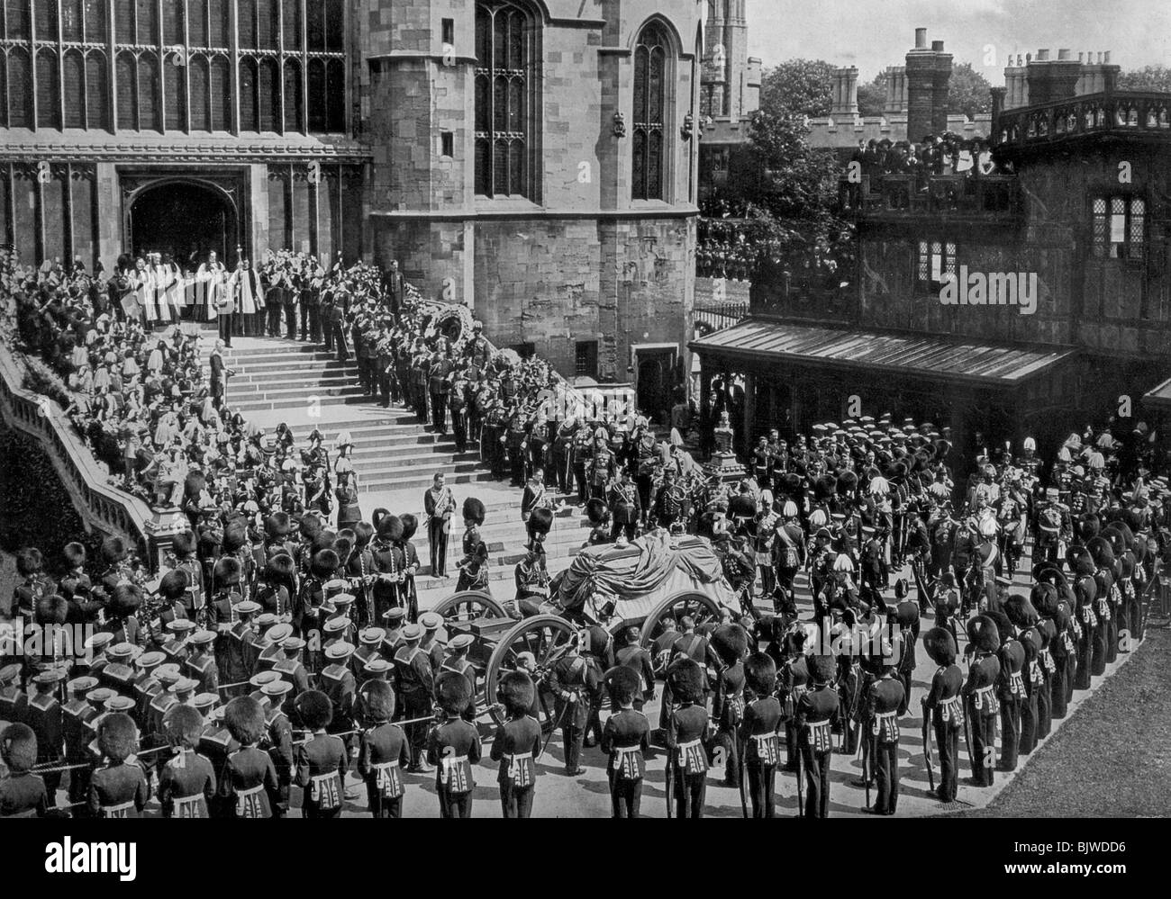 The funeral of King Edward VII, Windsor, Berkshire, 1910 Stock Photo, Royalty Free Image
