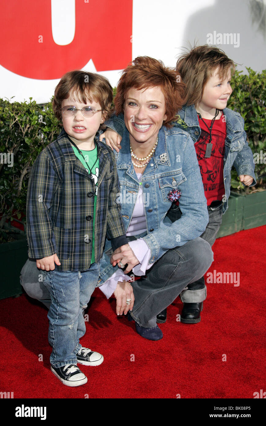 Photo of Lauren Holly  & her Son  George Greco