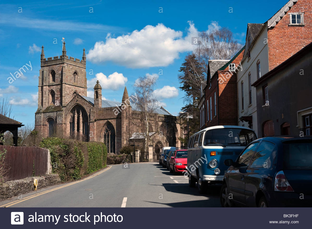 Leominster's Priory Church, Herefordshire, UK. Leominster church Stock