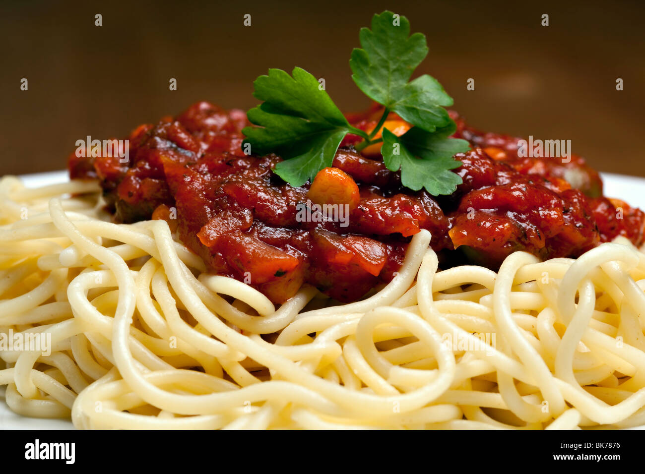 Spaghetti Bolognese Traditional Italian Food Stock Photo Alamy