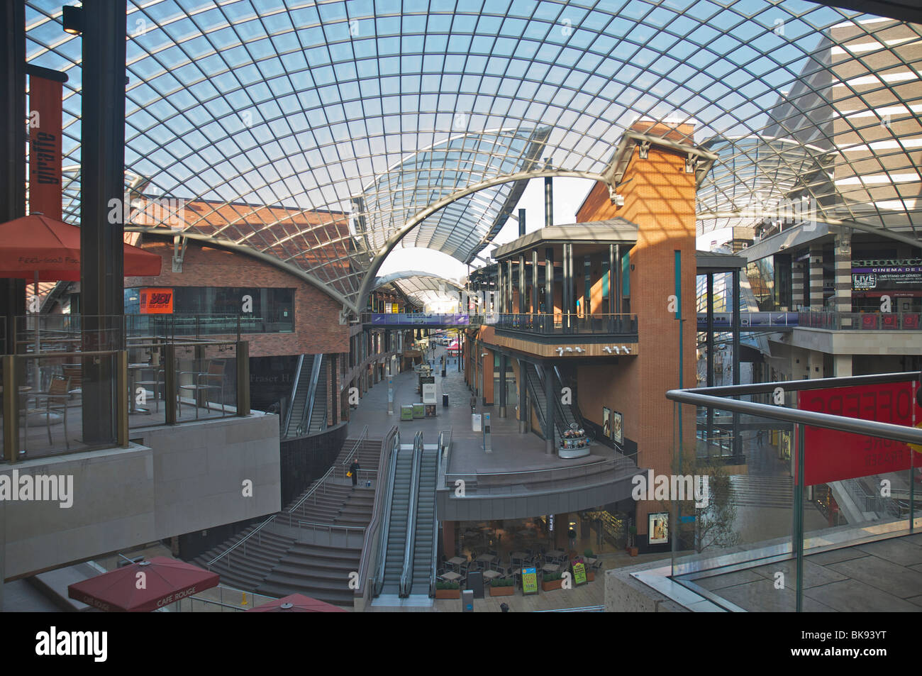 Cabot Circus shopping centre Bristol Stock Photo, Royalty Free Image